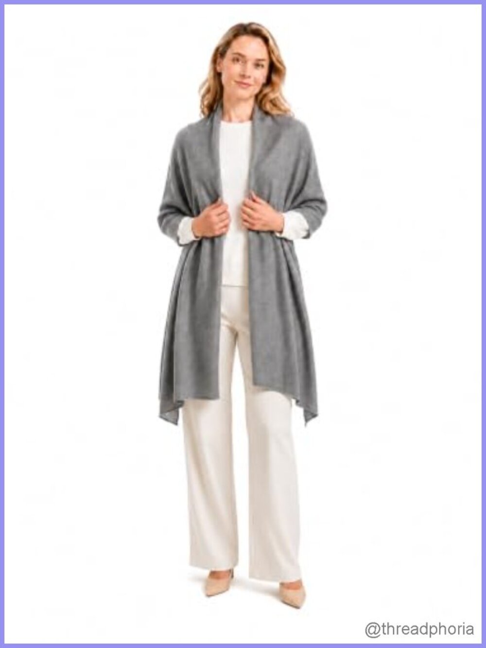 Luxury 100% Cashmere Oversized Shawl Wrap Scarf